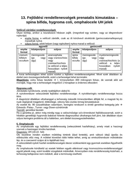 Prevenciós módszerek a fejlődési rendellenességek megelőzésére