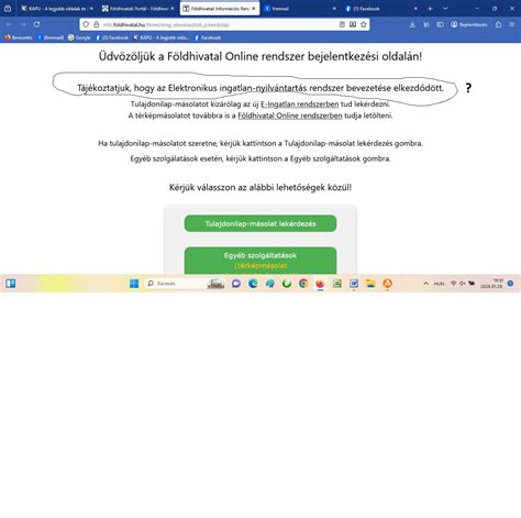 FELIR rendszer bejelentkezési felület