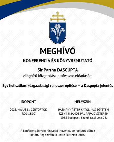 A konferencia logója és dátuma