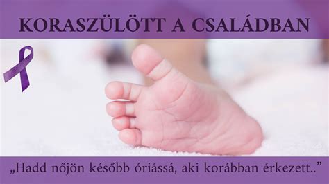 A koraszülött gyermek a családban - kihívások és támogatás
