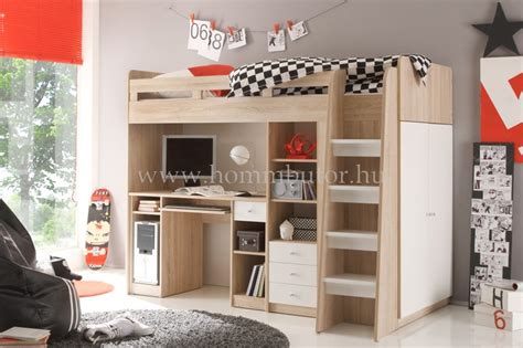 Emeletes ágy előnyei infografika