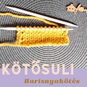 Harisnyakötés minta