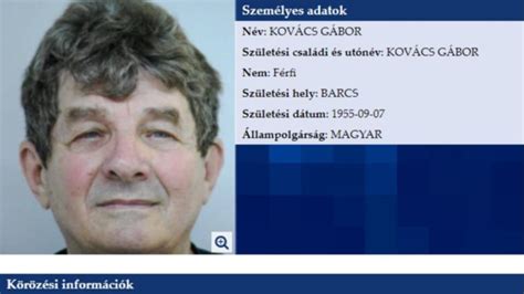 Kovács Gábor elfogási helyszíne térképen