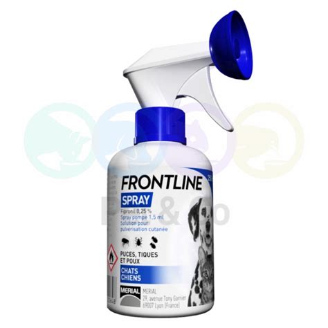 Frontline Spray alkalmazása