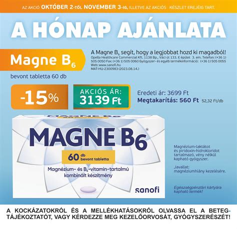 Magne B6 és citromfű tea