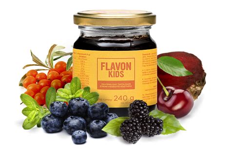 Flavon Kids termék és összetevői