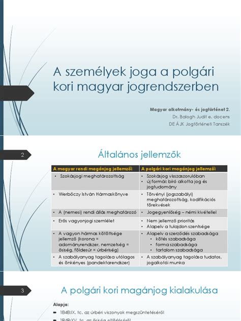 A magyar jogrendszer áttekintése