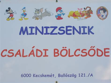 Minizsenik Családi Bölcsőde logója