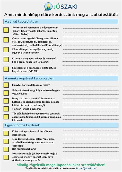 Ellés előtti felkészülés ellenőrzőlista