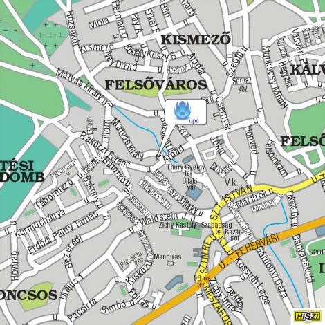 Térkép Várpalota üzletekkel és szolgáltatásokkal