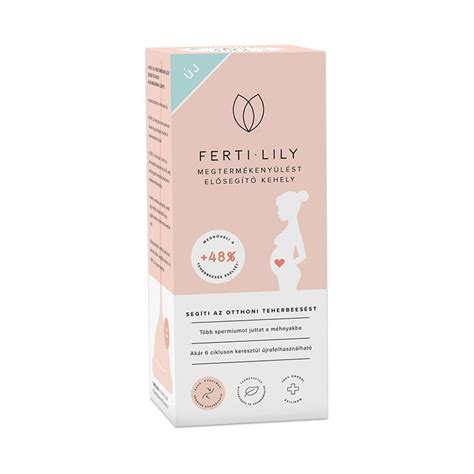 illusztráció a Ferti-Lily kehely használatáról