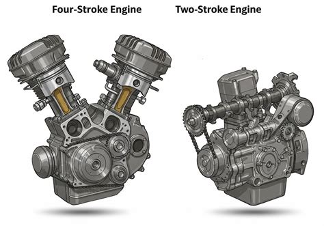 A négyütemű motor működési elve