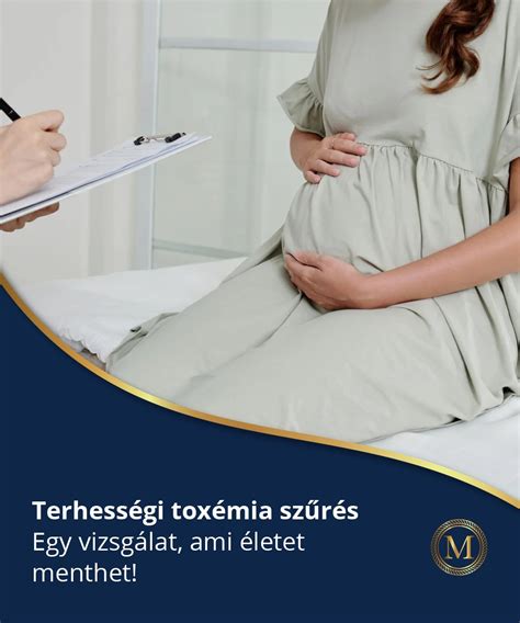 A terhességi toxémia tüneteit összefoglaló infografika