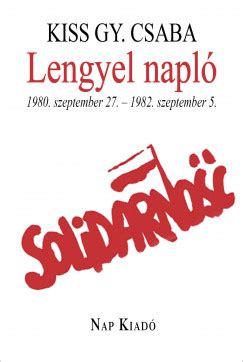 Kiss Gy. Csaba Lengyel napló könyvborítója