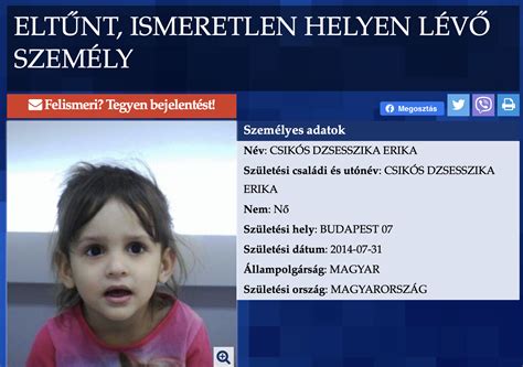 Eltűnt gyermekek statisztikája