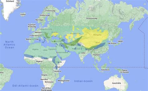 A mongolfolt elterjedése különböző etnikumoknál