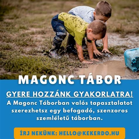 Gyermekek játszanak egy nyári táborban, háttérben árcédulákkal.