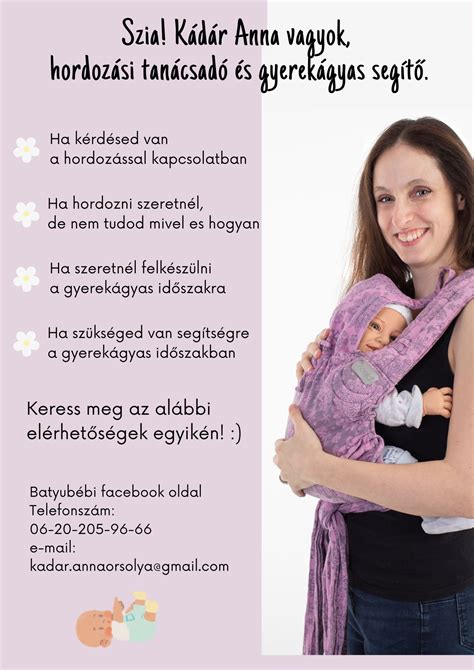 Baba csípőfejlődésének támogatása hordozással