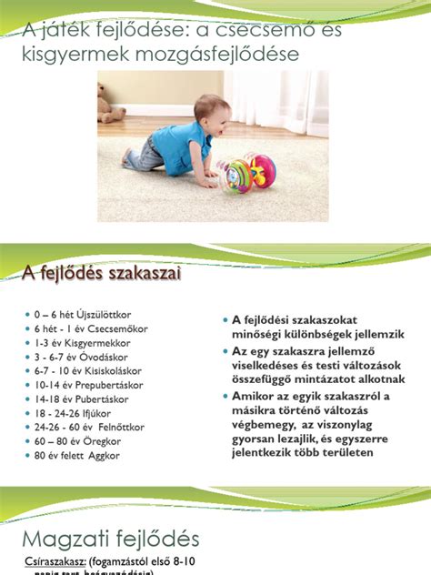 Csecsemő kúszik a játékok felé