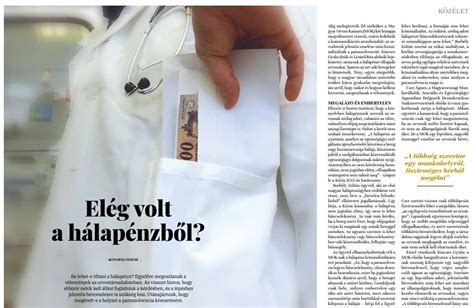Bizalomhiány és a hálapénz