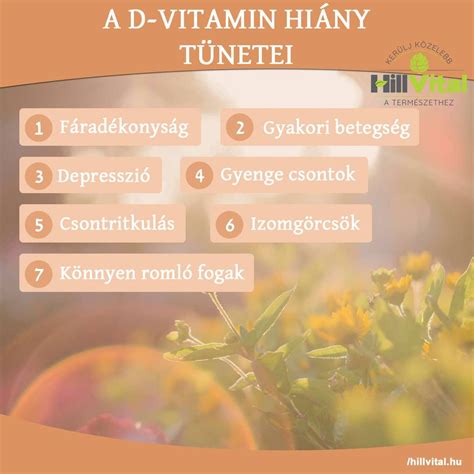 D-vitamin hiány tünetei gyermekeknél infografika