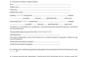 A rendszeres gyermekvédelmi kedvezmény igényléséhez szükséges dokumentumok listája