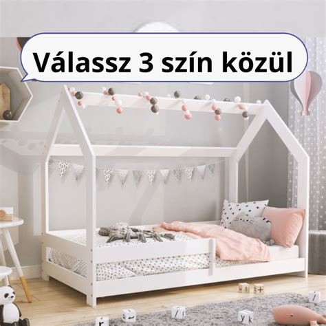 Tömör fenyő gyerekágy a gyerekszobában