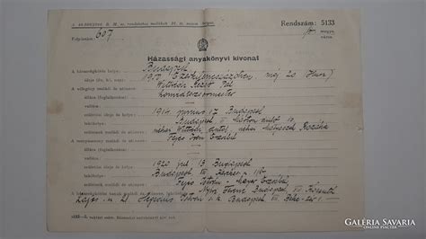 A lengyel Anna Bogdanski anyakönyvi kivonata. Született: 1944. október 26-án, Auschwitz, Kasernenstrasse (Auschwitz-Birkenaui Állami Múzeum)