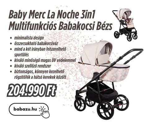 Baby Merc logó és babakocsik