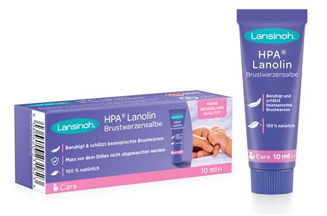 Lansinoh HPA lanolin krém tubusa és csomagolása