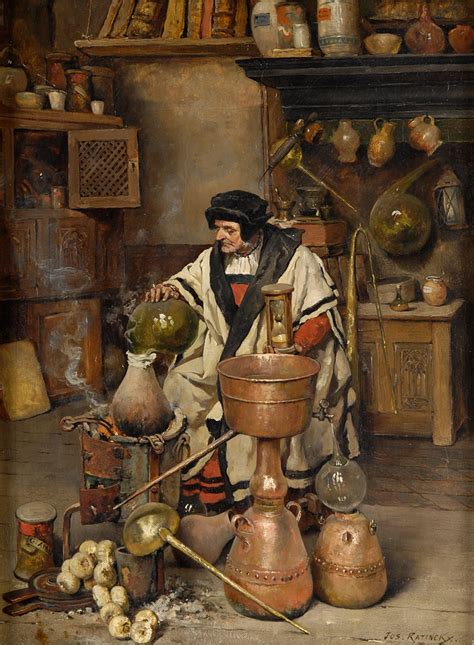 Középkori alkimista laboratórium