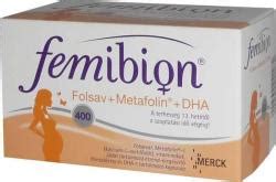 Femibion 400 tabletta és kapszula