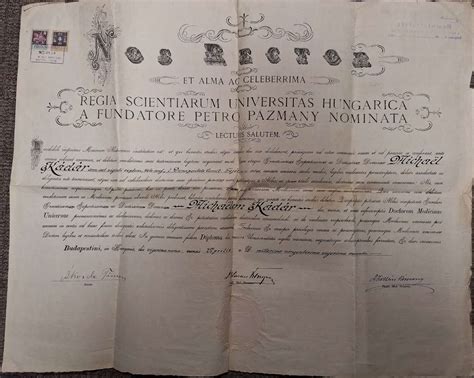 Orvosi diploma és szakvizsga igazolása