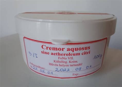 Cremor refrigerans krém tubusban