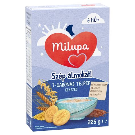 Milumil Hét Gabonás Tejpépek összetevői és tápértéke