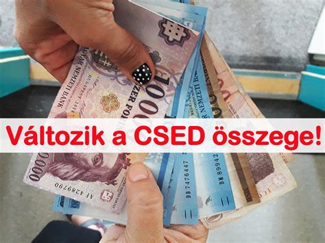 A CSED összege jövedelemfüggően