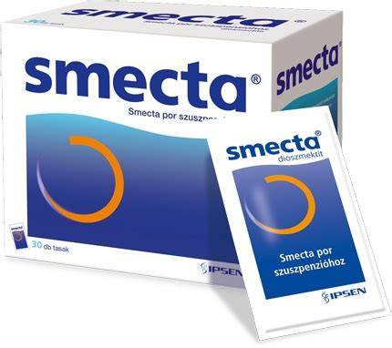 Táblázat: Smecta por összetétele és adagolása