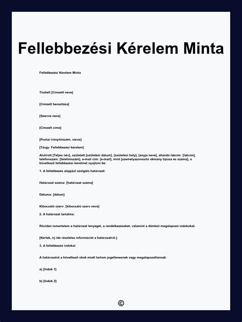 Óvodai felmentési kérelem folyamatábra