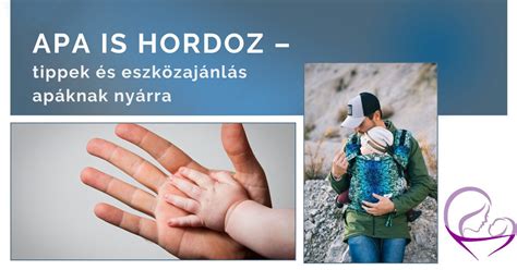 Család túrázás közben, apa babát hordoz