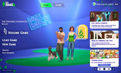 Sims 4 adoptálás menü