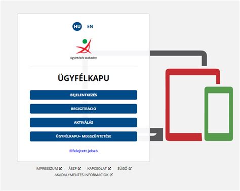 ügyfélkapu bejelentkezés