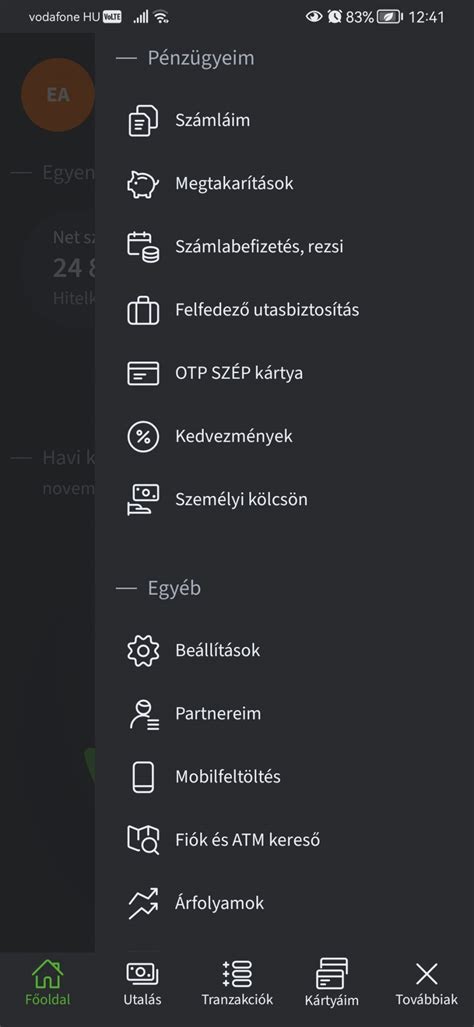 Népszerű társkereső alkalmazás felülete