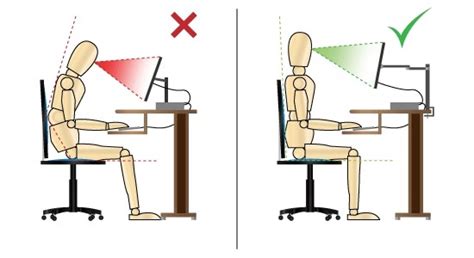 Helyes és helytelen testtartás laptop használat közben