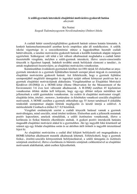 Szülő-gyermek interakció mozgásfejlesztés közben