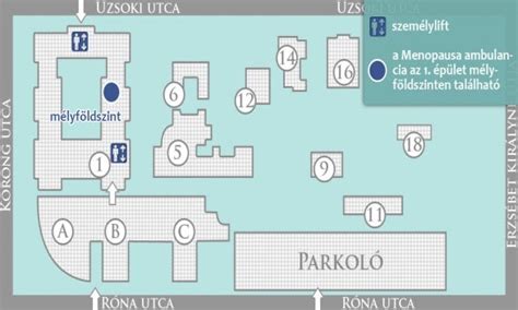 Uzsoki Utcai Kórház térképe telephelyekkel