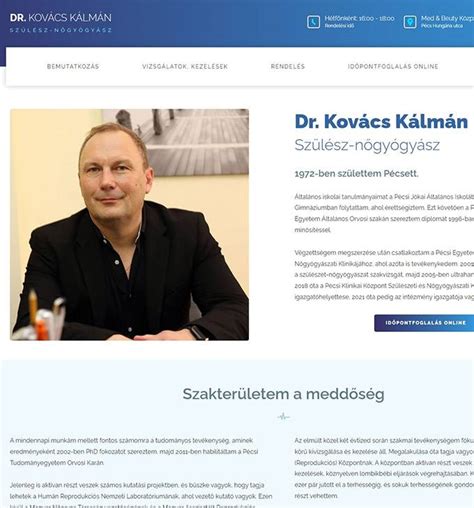 Dr. Kovács Kálmán portréja