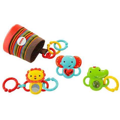 A Fisher-Price babakocsis játékcsomagban található állatok részletes bemutatása
