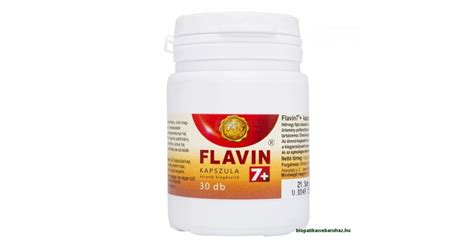 Flavin 7 termékek kapszula és folyadék formában