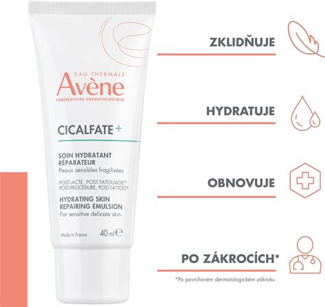 Avène Cicalfate+ regeneráló emulzió termékfotó és textúra
