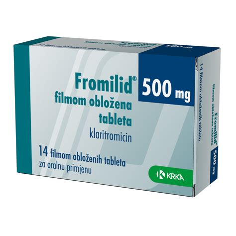 Fromilid gyógyszer csomagolása és hatóanyaga, klaritromicin